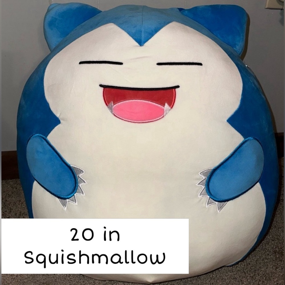 NWT 20 in Pokemon Snorlax Plush Squishmallow